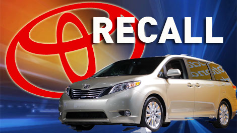 Toyota to recall 600,000 Sienna minivans | king5.com