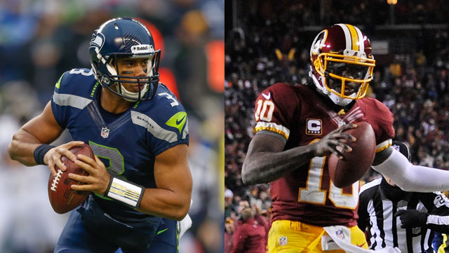 Robert Griffin III, Russell Wilson face off in NFC wild-card game