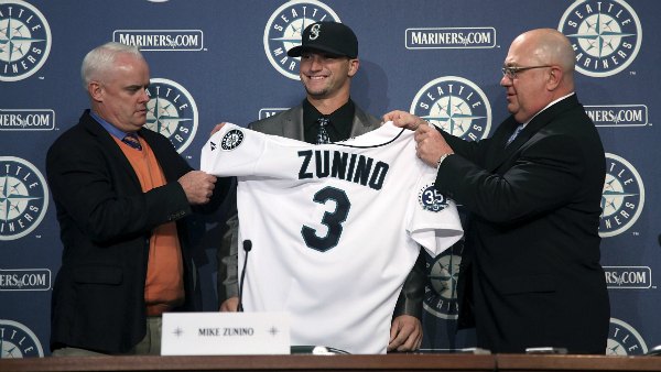 Mariners' Zunino excited to start pro career