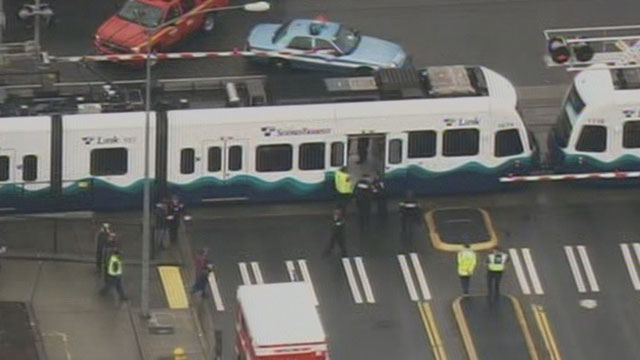 Man hit by light rail train in Seattle | king5.com