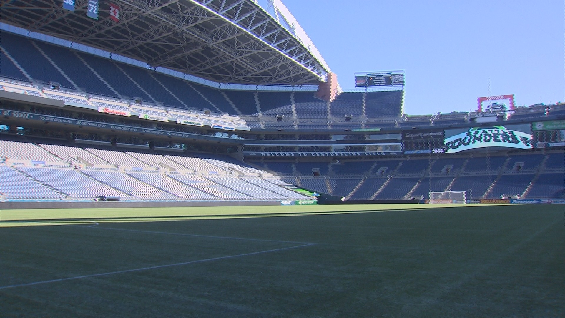 Lumen Field on X: Transforming from a football field to a soccer field  overnight. 