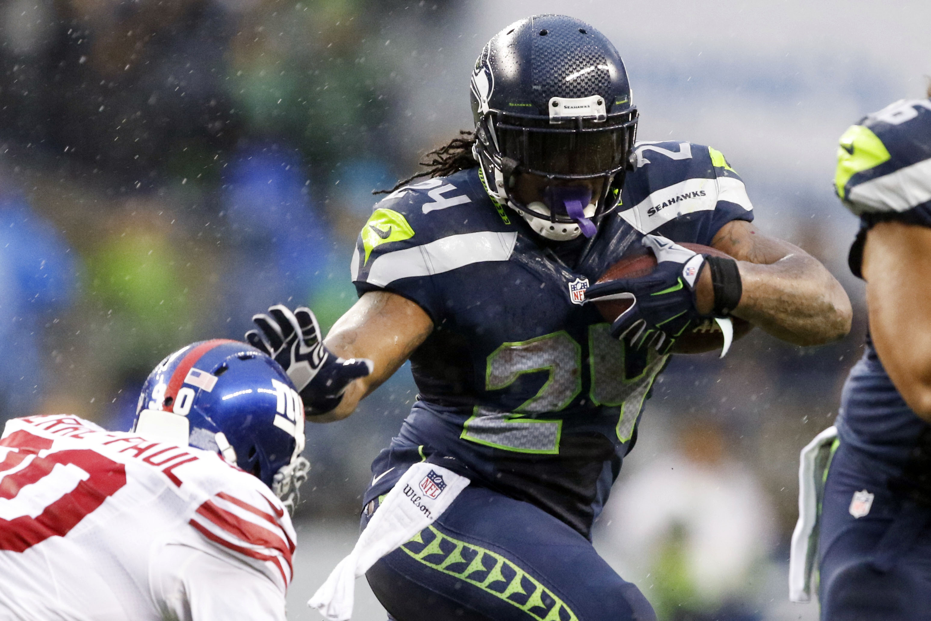 Updates on Seattle Seahawks Running Back Marshawn Lynch and Tight