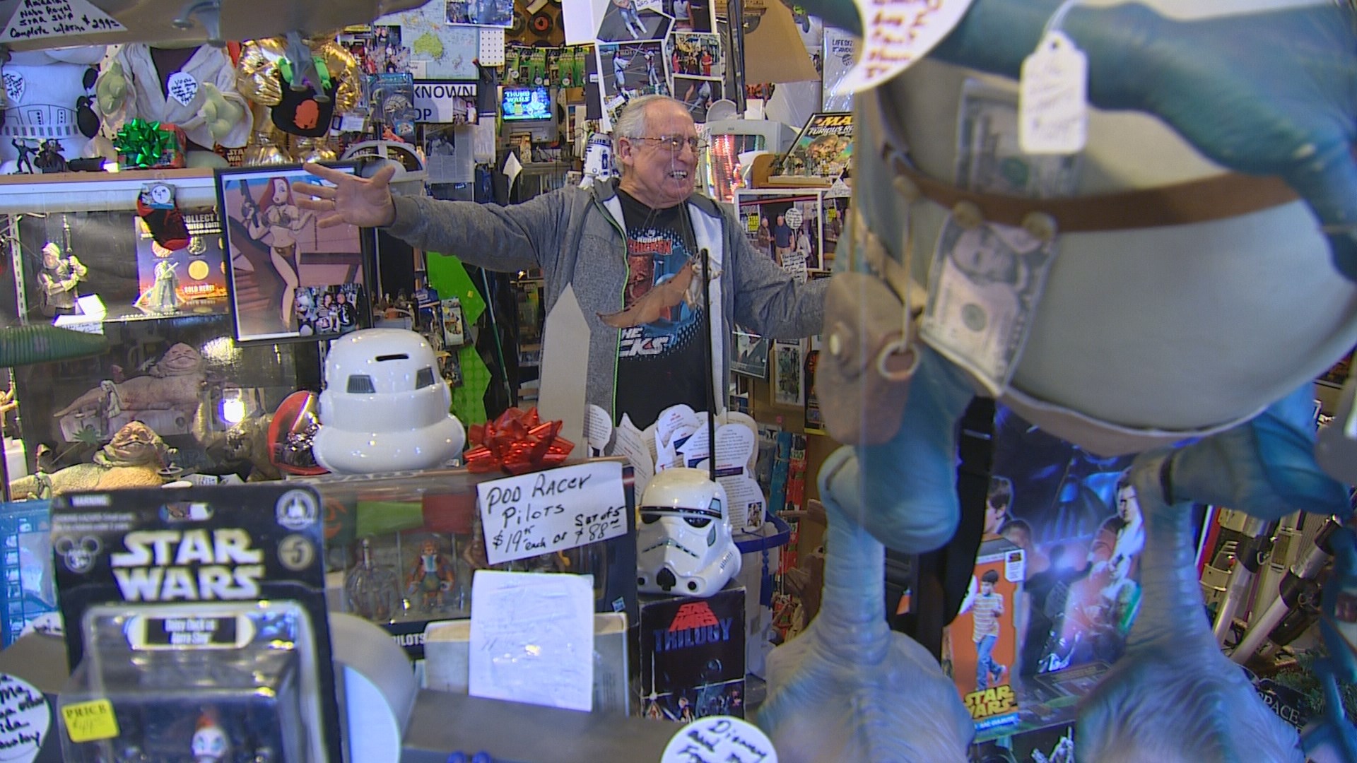 New Star Wars movie good and bad for Aberdeen shop