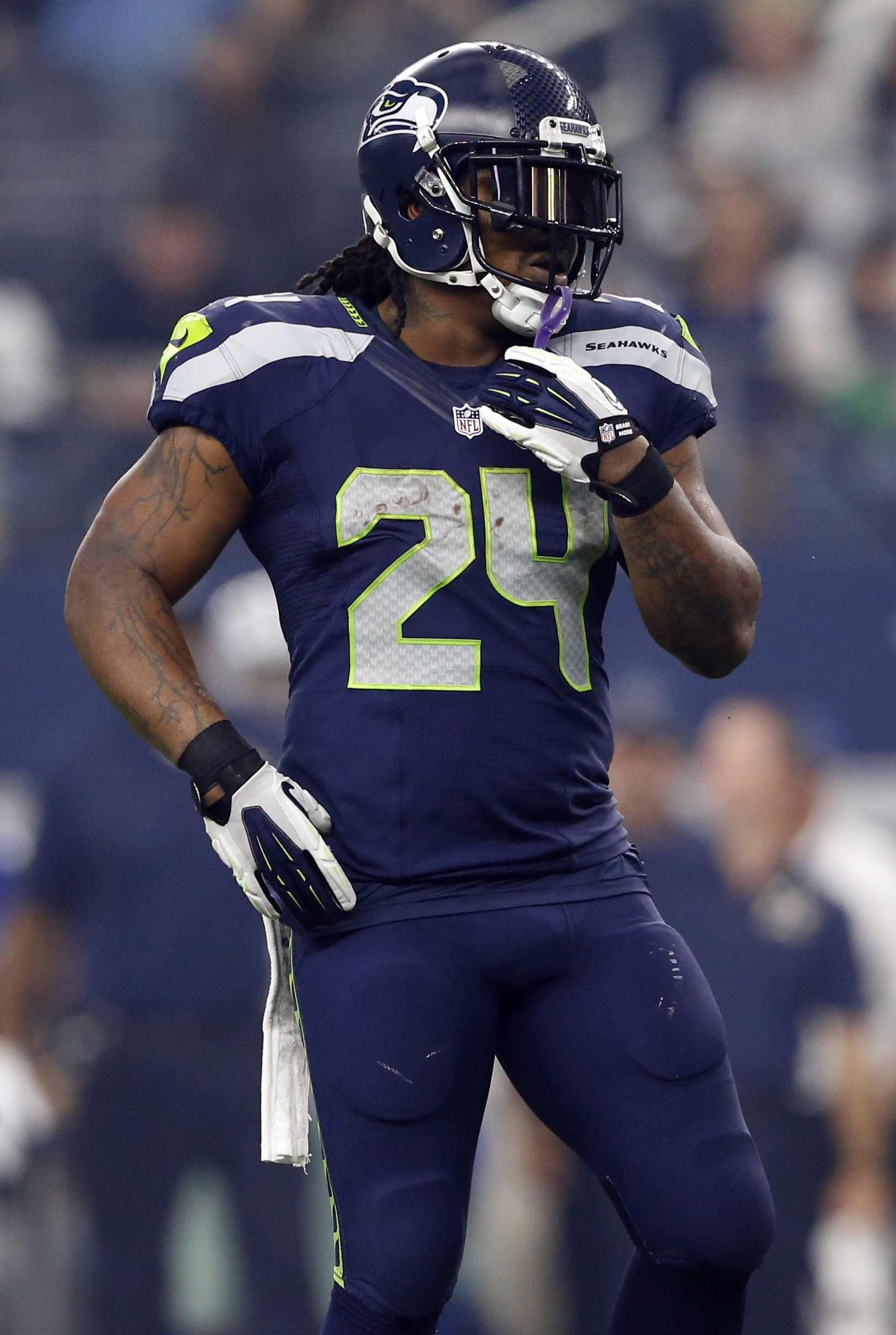 Updates on Seattle Seahawks Running Back Marshawn Lynch and Tight