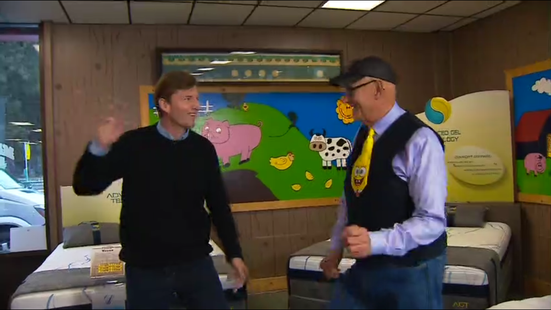 Dance lessons from the Mattress Ranch king