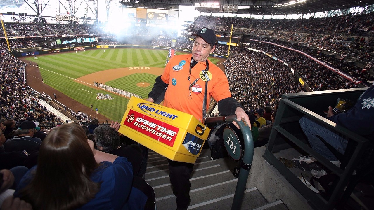 stadium beer vendor