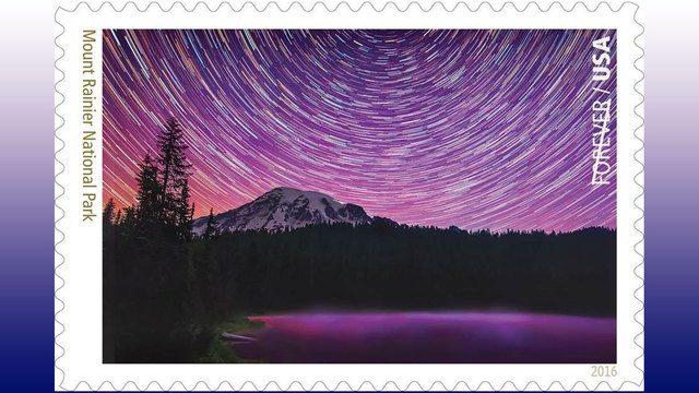 Mount Rainier photo to become stamp