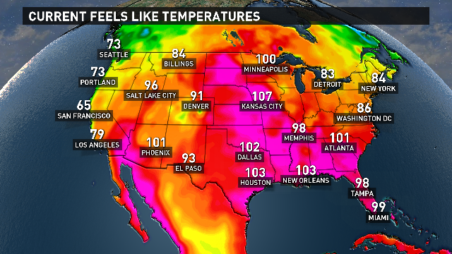 Dangerous Heat across Central U.S. | king5.com