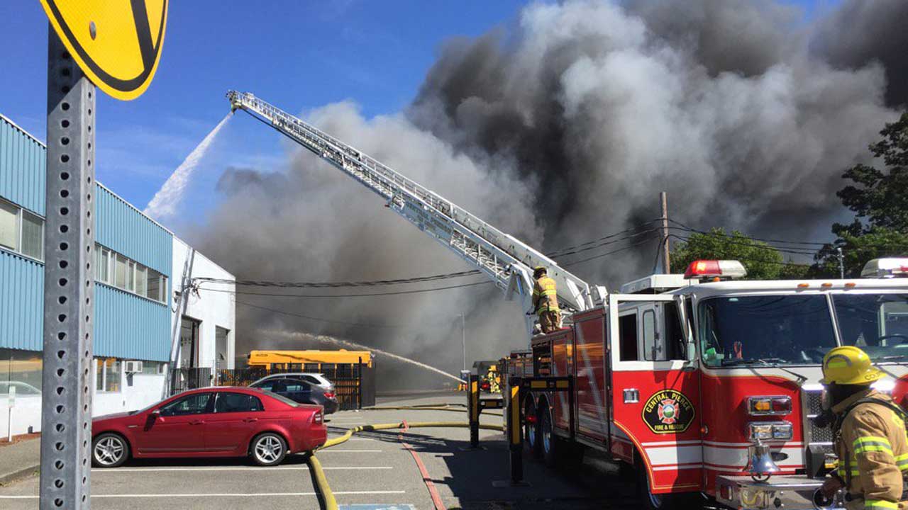 Fire, 'explosions' At Washington School Bus Garage | Kgw.com