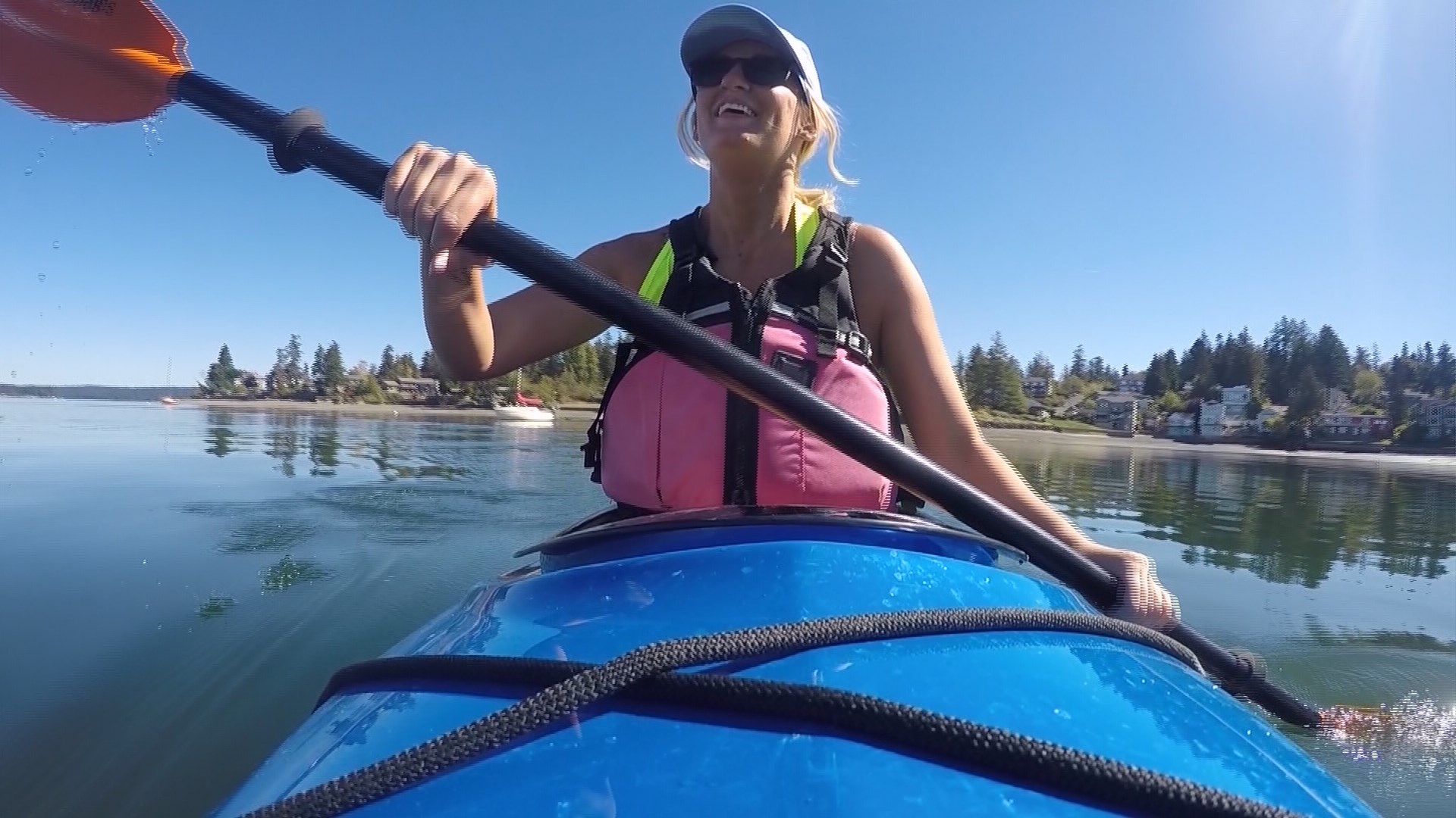 Olympia woman attempts to kayak Puget Sound in three days