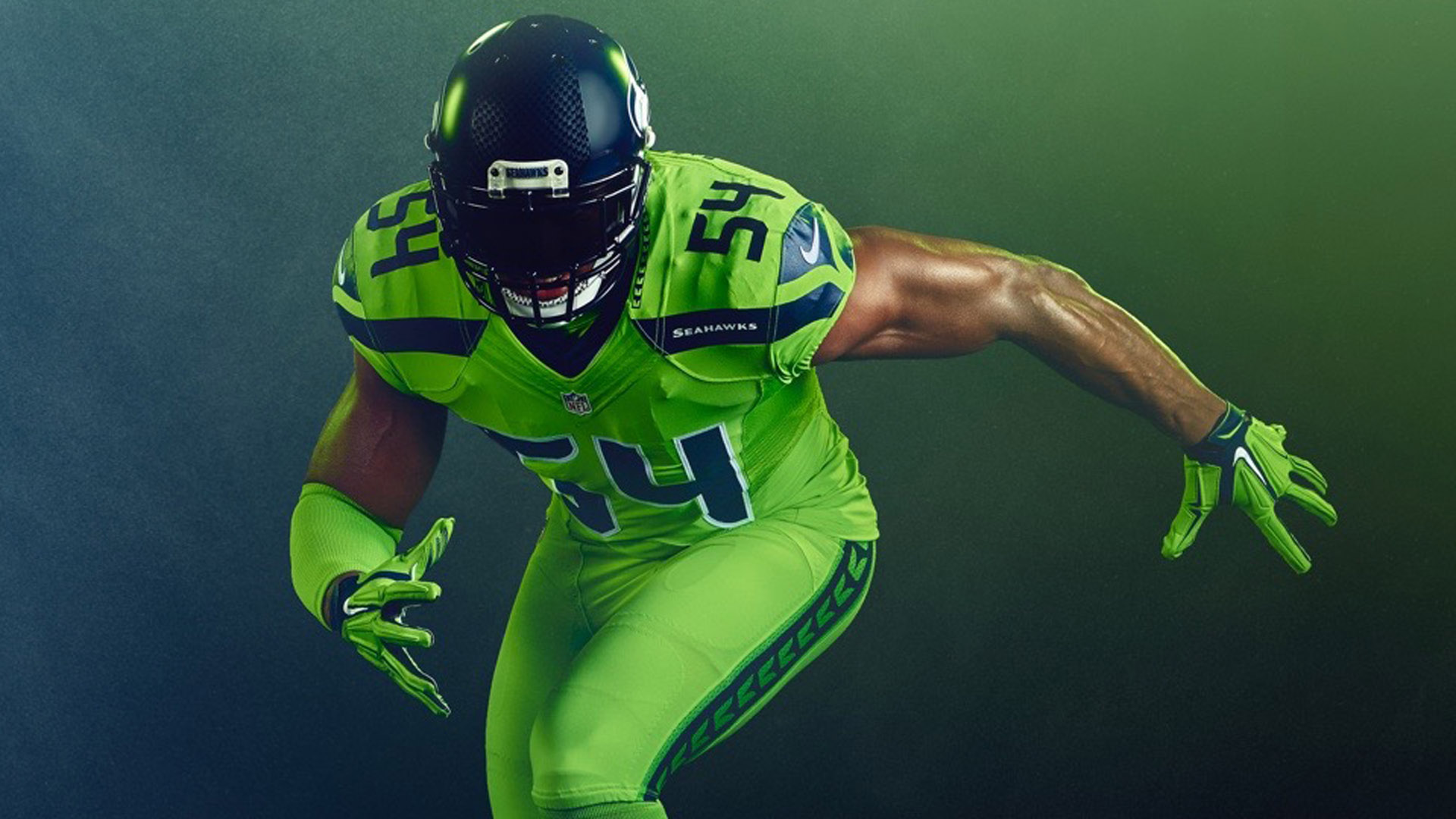 Seattle seahawks shop action green jersey