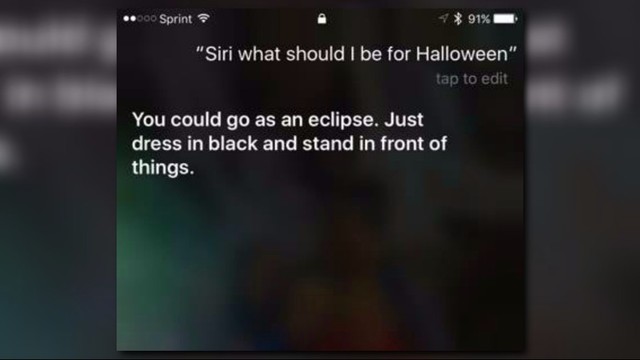 Let Siri pick your Halloween costume