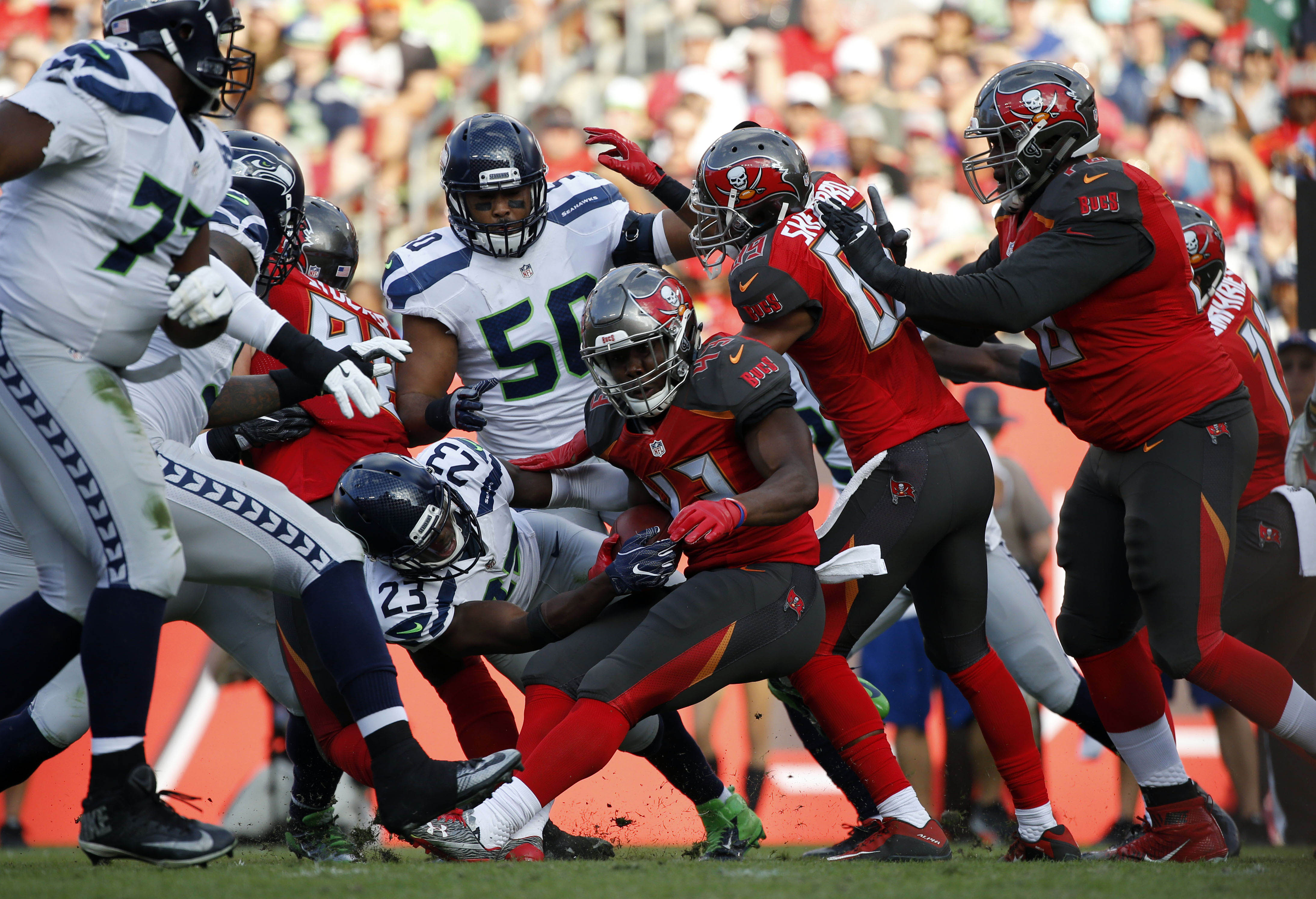 Buccaneers and Seahawks, the teams that will play the first NFL