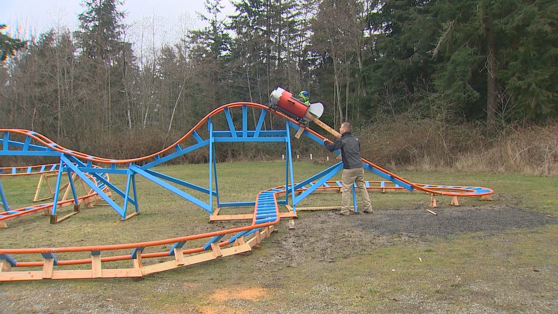 Dad Builds Backyard Roller Coaster For Son | WFMYNEWS2.com