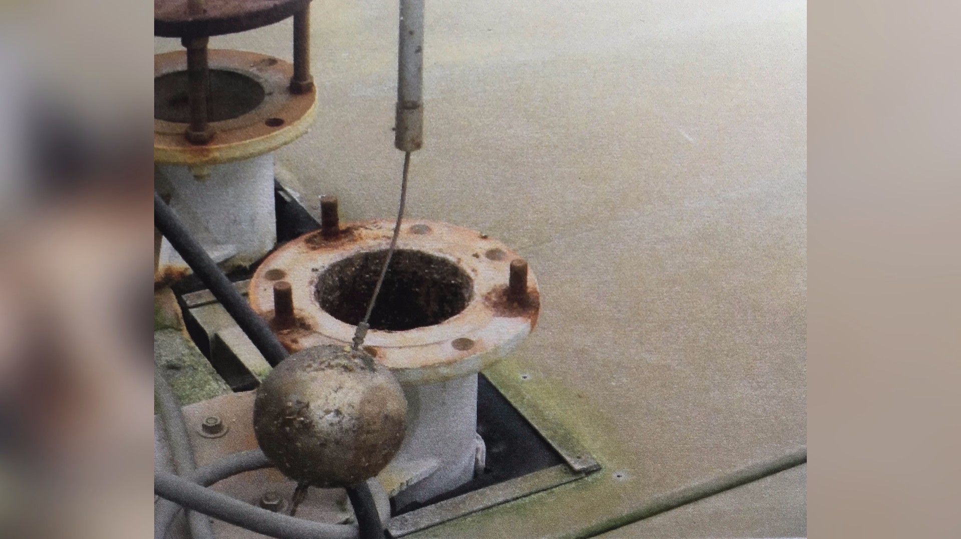 Bent equipment caused wastewater treatment plant failure