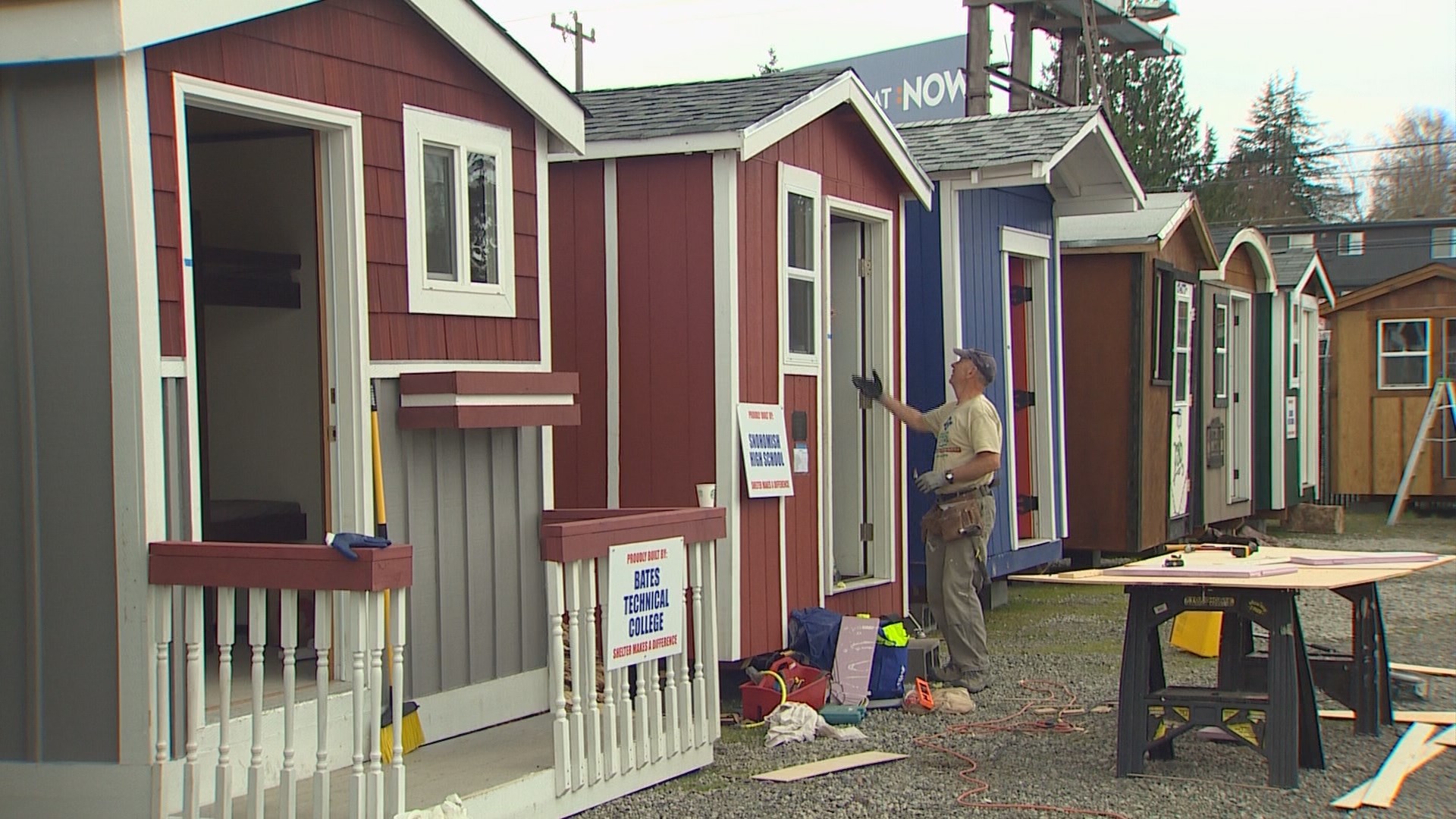 North Seattle Homeless Tiny House Village To Open Wednesday