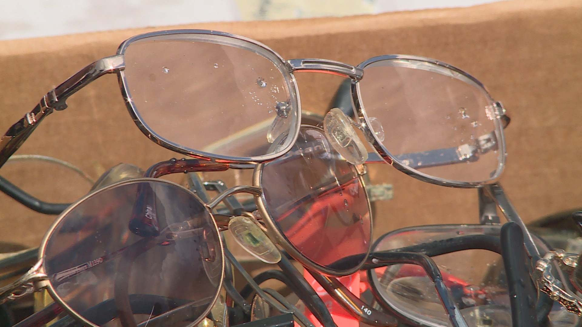 Thousands of glasses lost on buses go to good cause