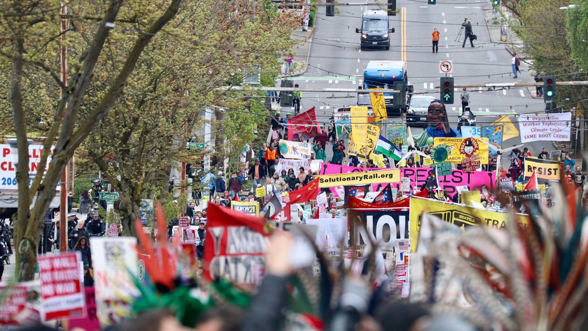 5 arrested during Seattle May Day; Mayor calls turnout