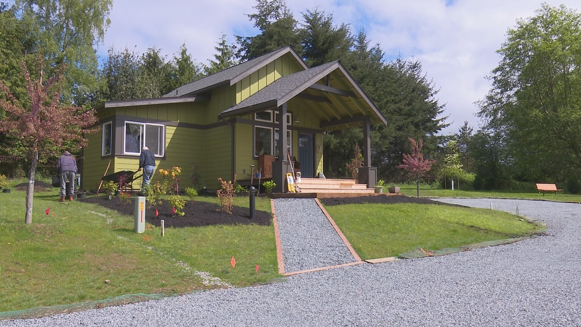 Affordable small home village opens on Vashon Island, Wash.