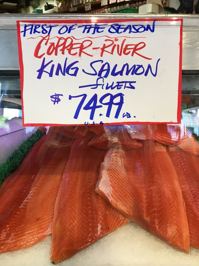 King5 Pike Place Fish Market Features 75 Per Pound Copper River 