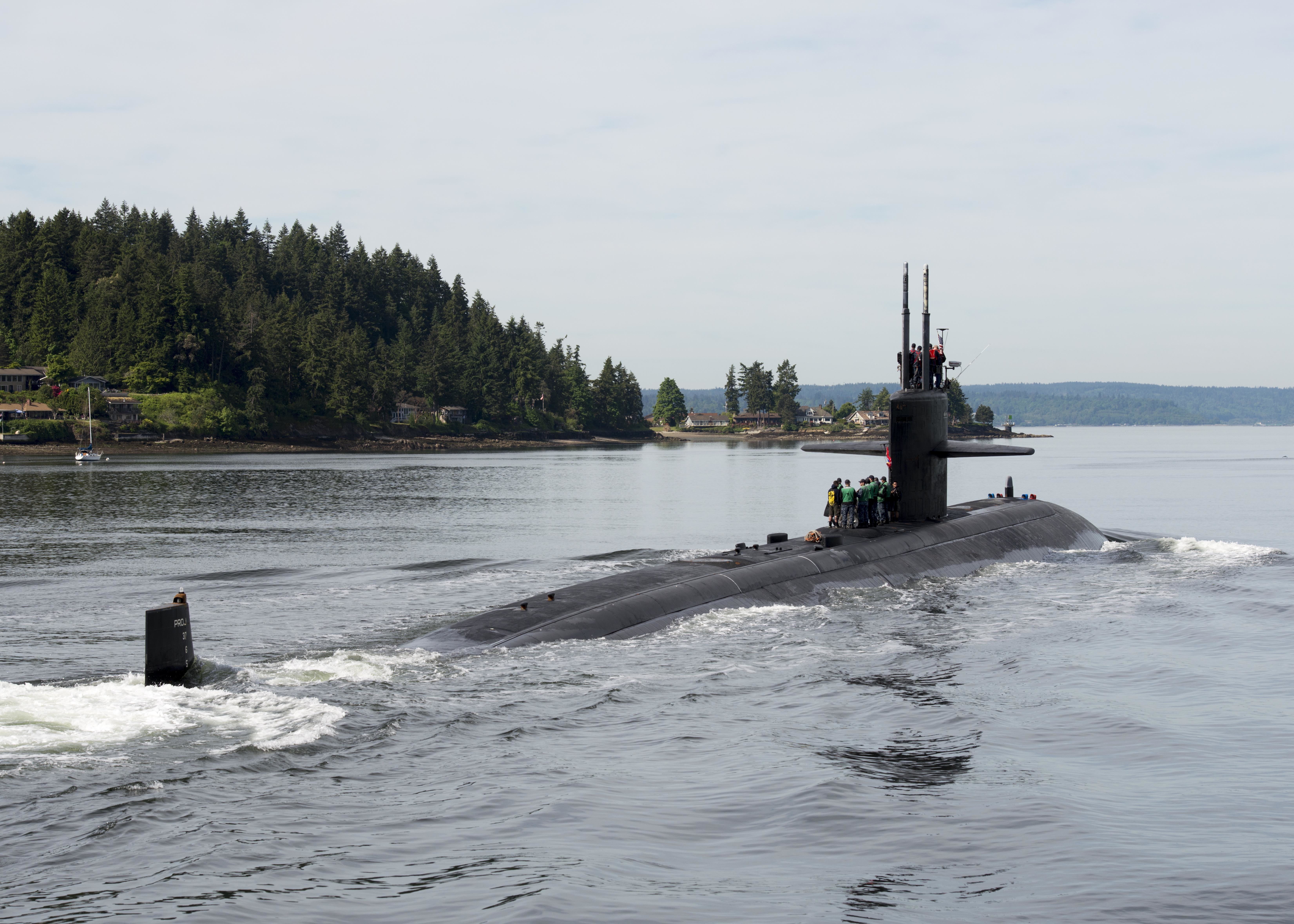 Photos: Uss Dallas Arrives In Bremerton For Inactivation Process 