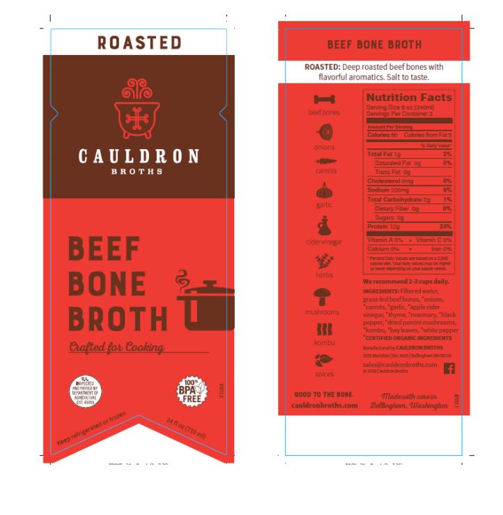 Cauldron Broths recalls beef broth products