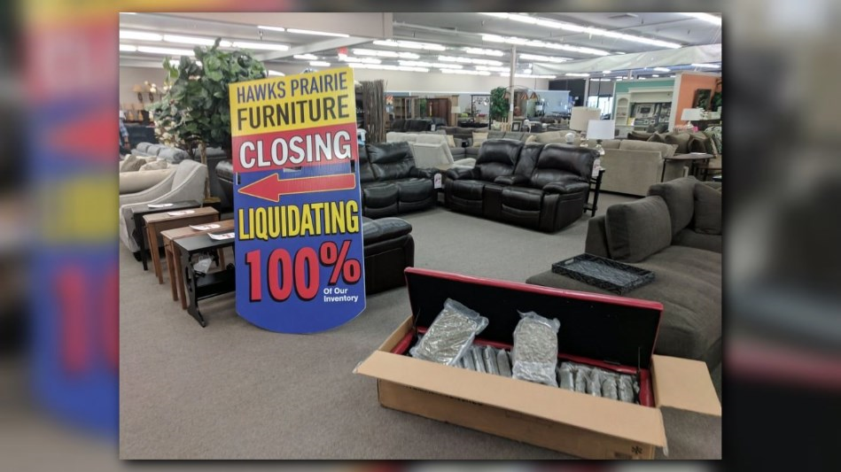 Ottoman delivered to Olympia furniture store with marijuana inside