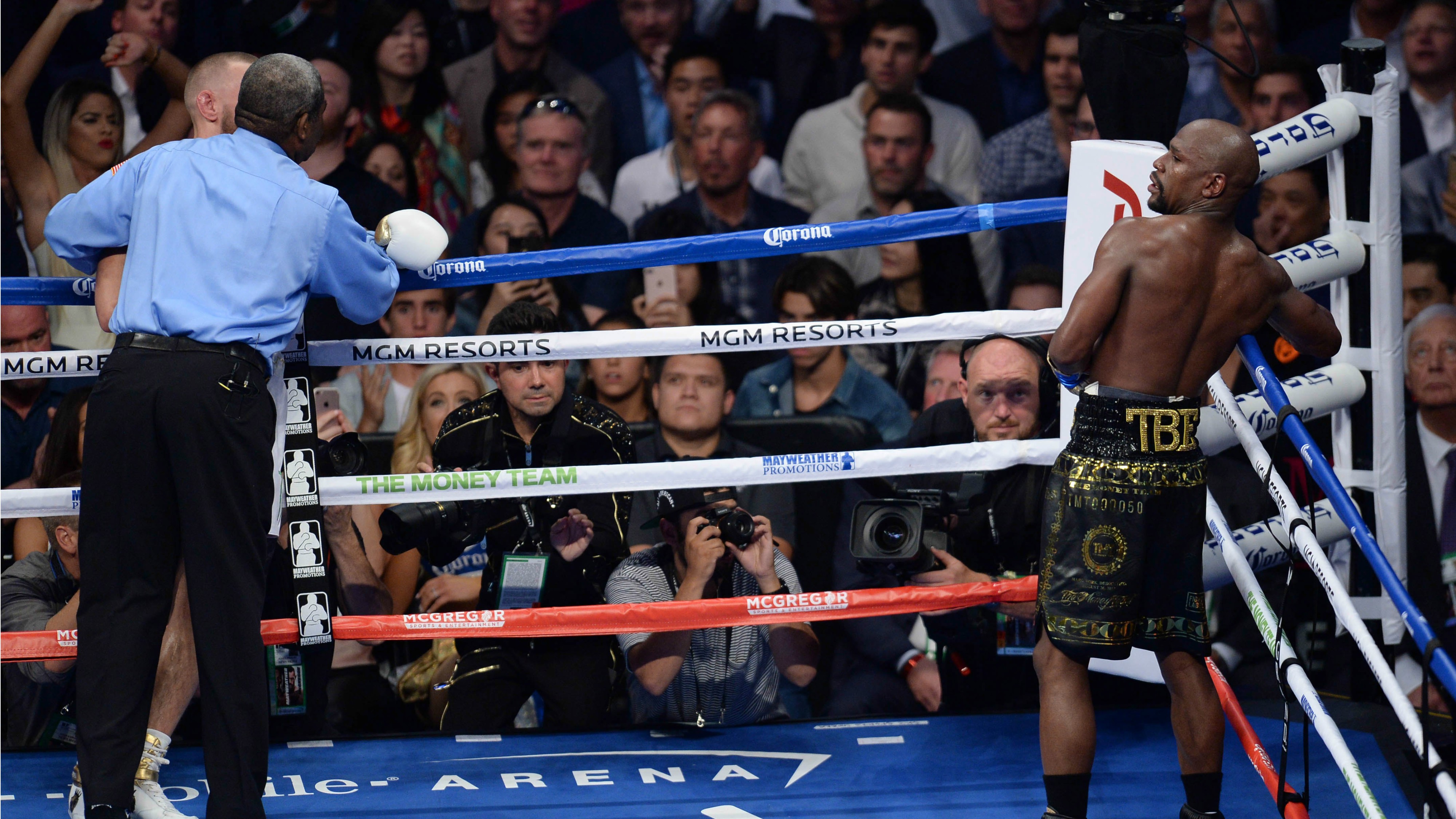 August 26, 2017 - Las Vegas, NEVADA, USA - Floyd Mayweather Jr