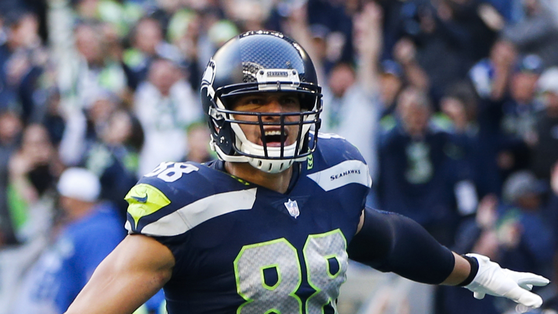 Seattle Seahawks tight end Jimmy Graham (88) during an NFL