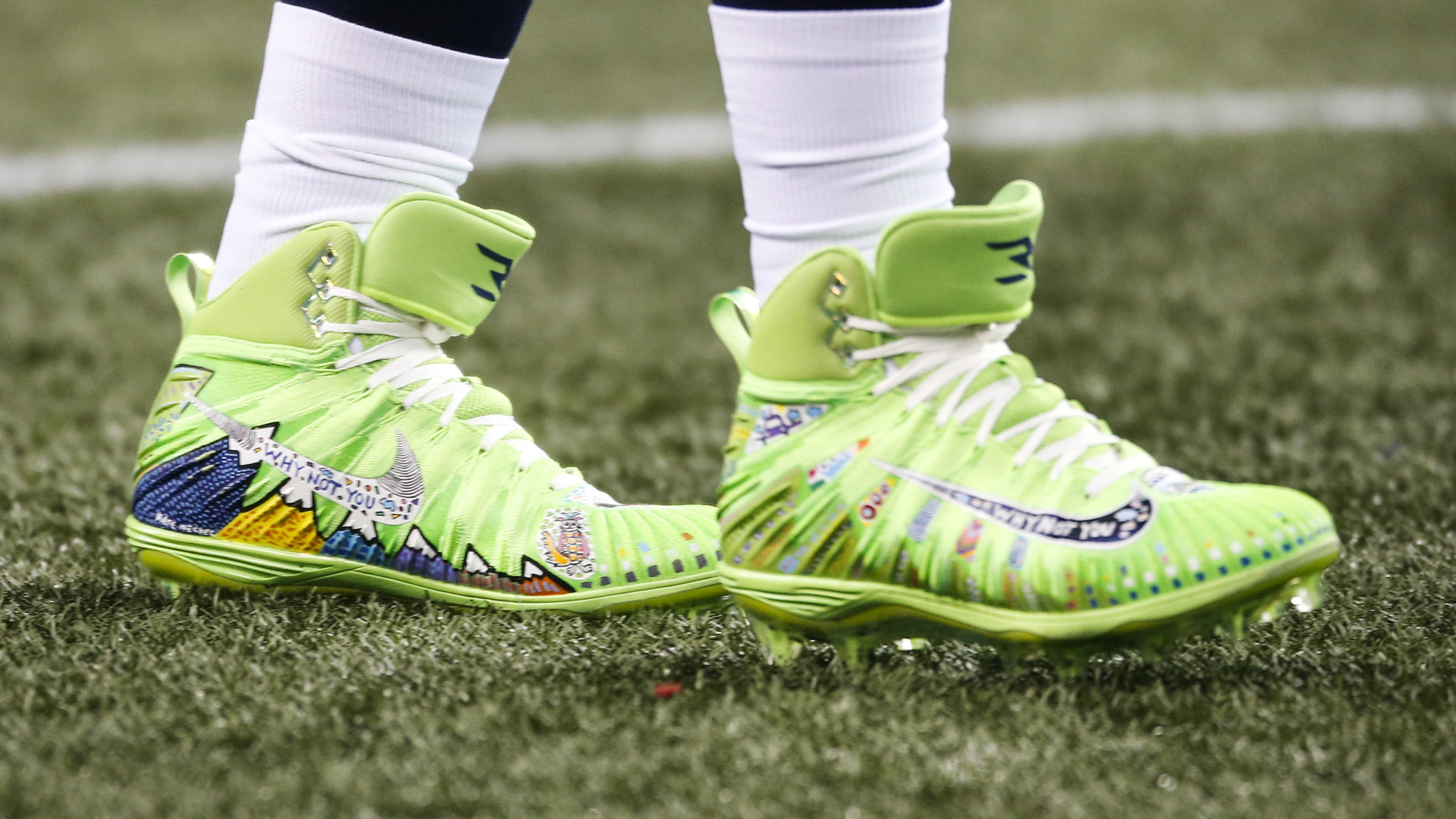 russell wilson football cleats