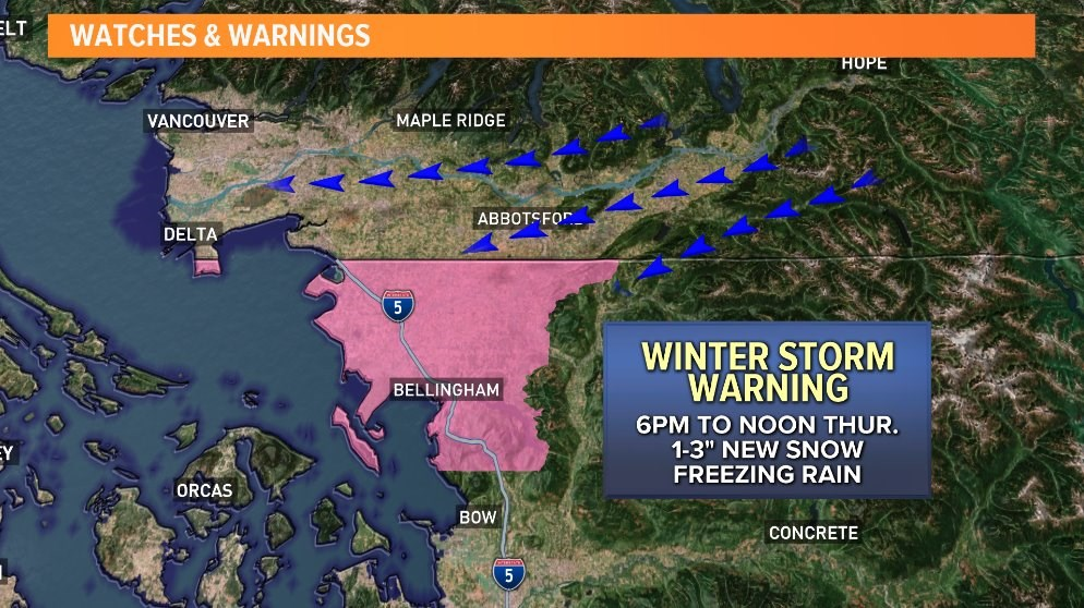 Bellingham Gas Prices >> king5.com | Winter Storm Warning in effect for parts of ... Bellingham Gas Prices >> king5.com | Winter Storm Warning in effect for parts of ...