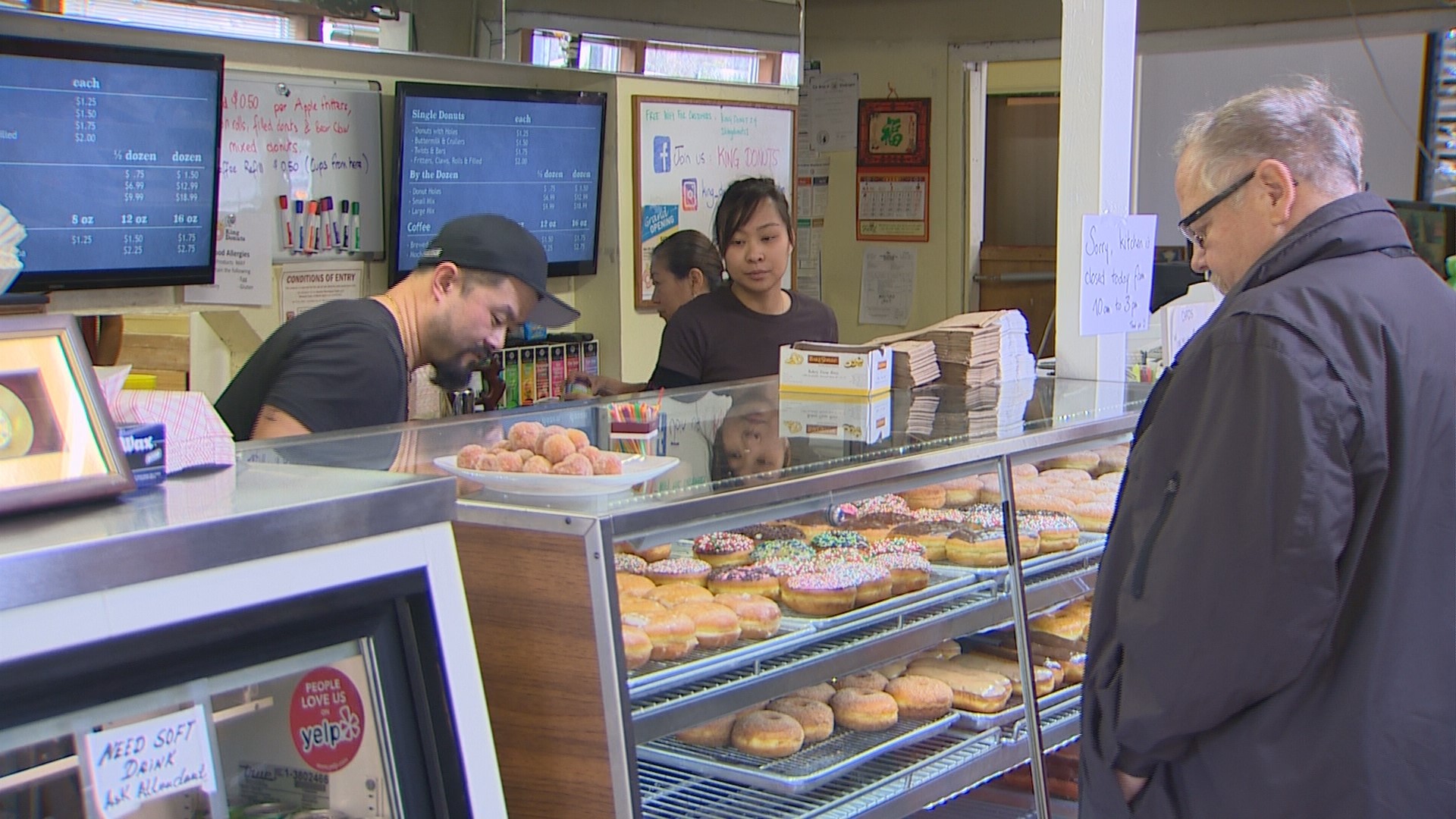 King Donuts reopens under new management