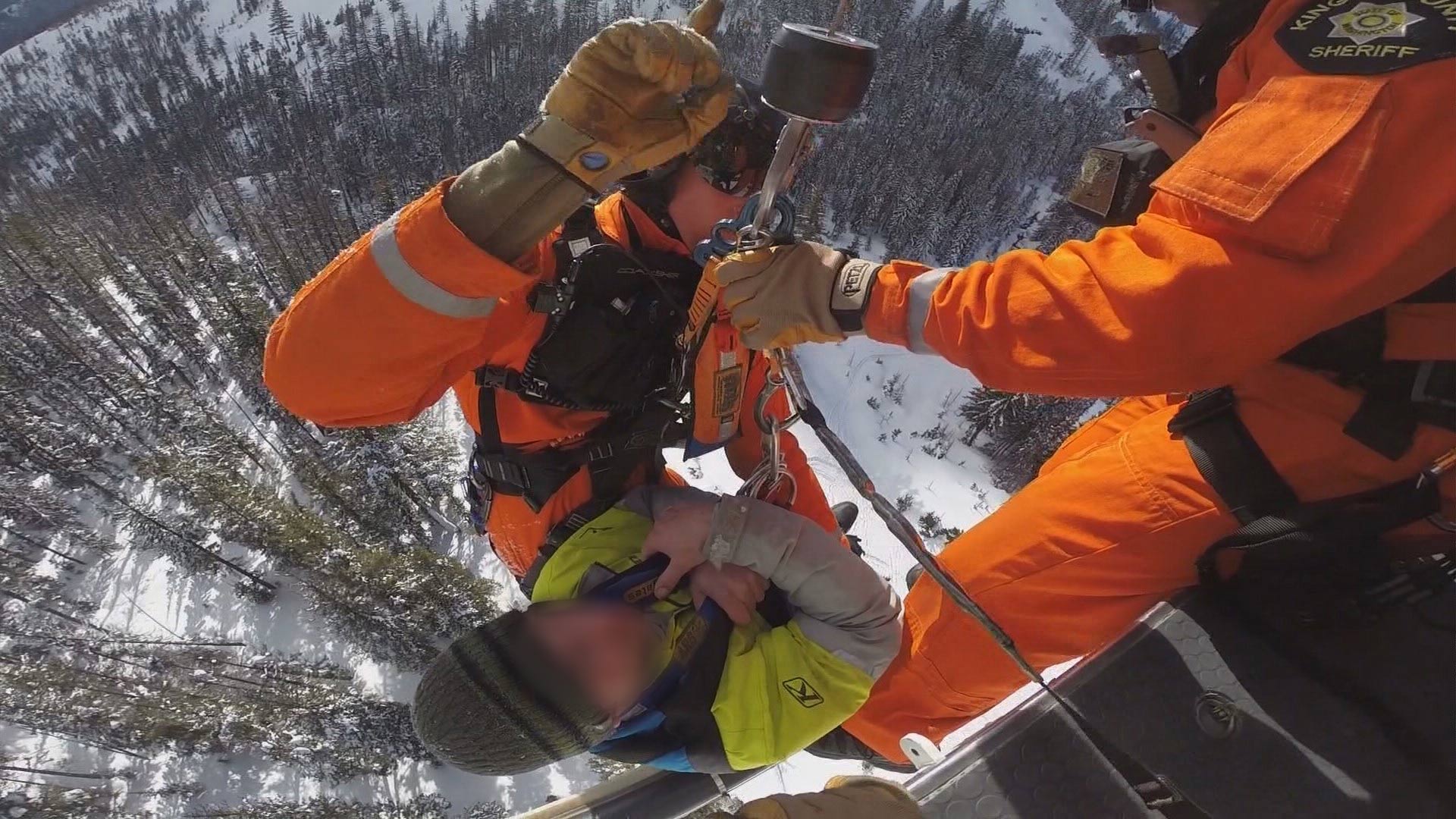 WATCH Avalanche rescue near Cle Elum, advice to protect