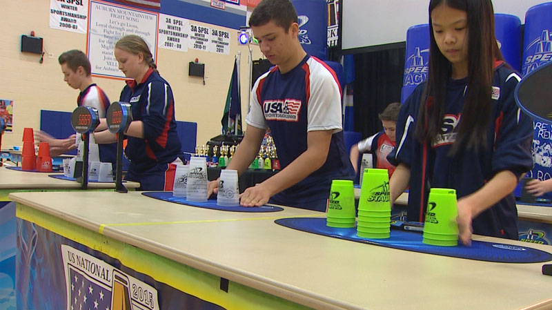 Sport stacking championships in Auburn | king5.com