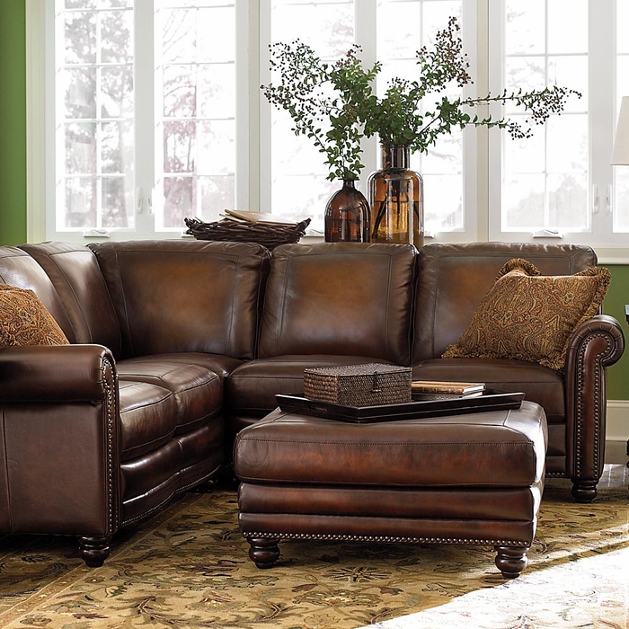 Quality Leather Memorial Day, Classic Leather Phoenix Sectional Sofa