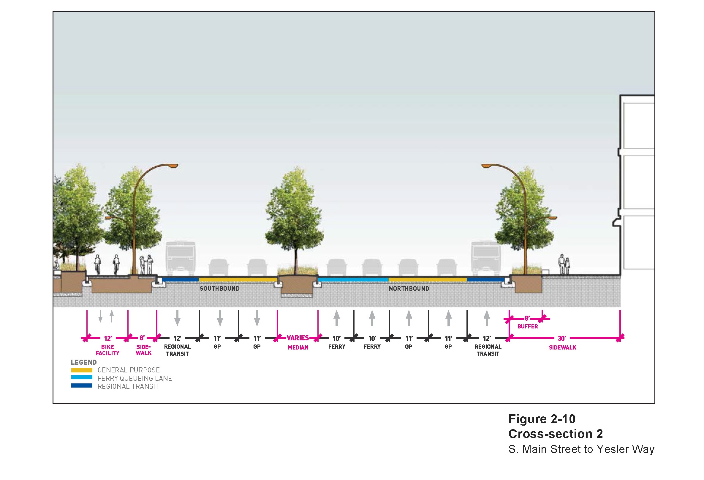 Intersection Channelization Seattle Seattle considers transit lanes after tunnel completion | king5.com
