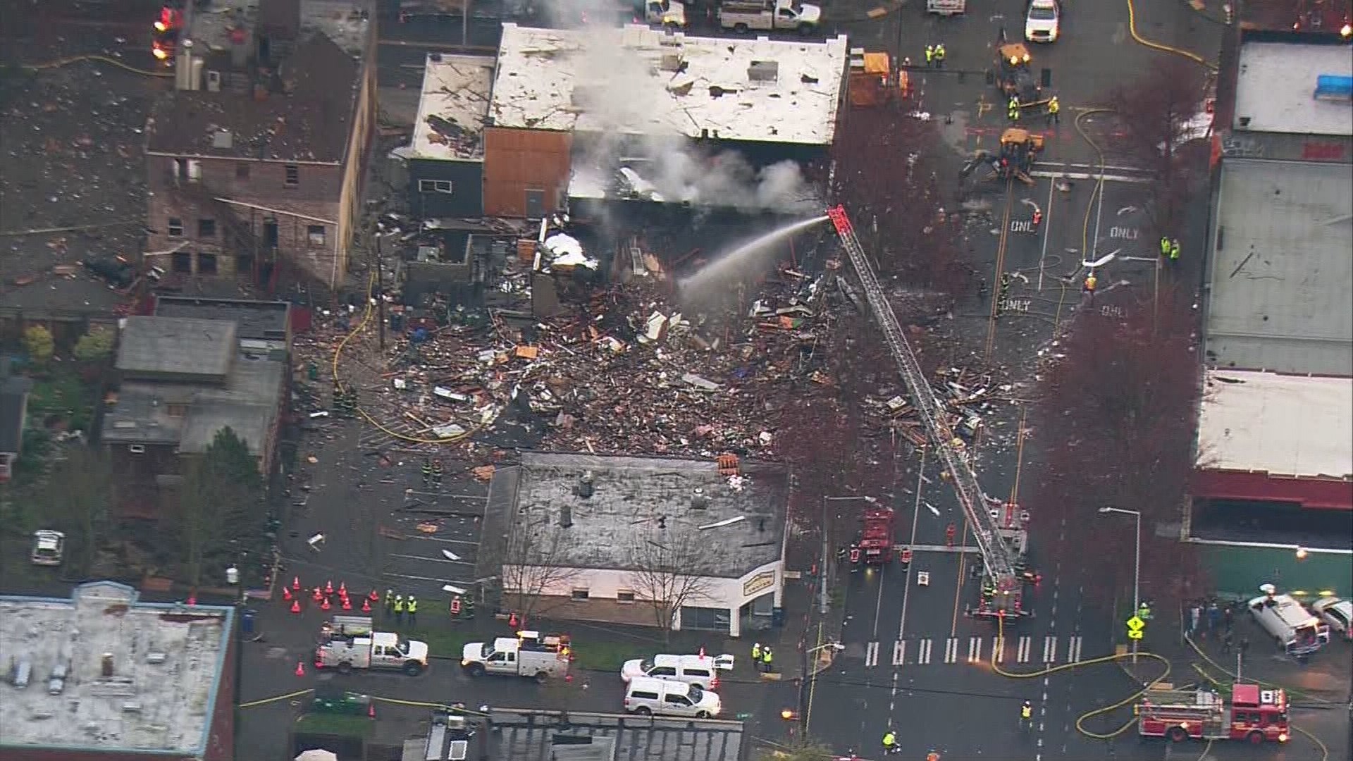 Watch: SkyKING over Seattle explosion scene | king5.com