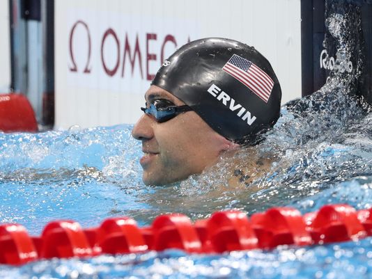 American Anthony Ervin wins men's 50 freestyle gold | 9news.com