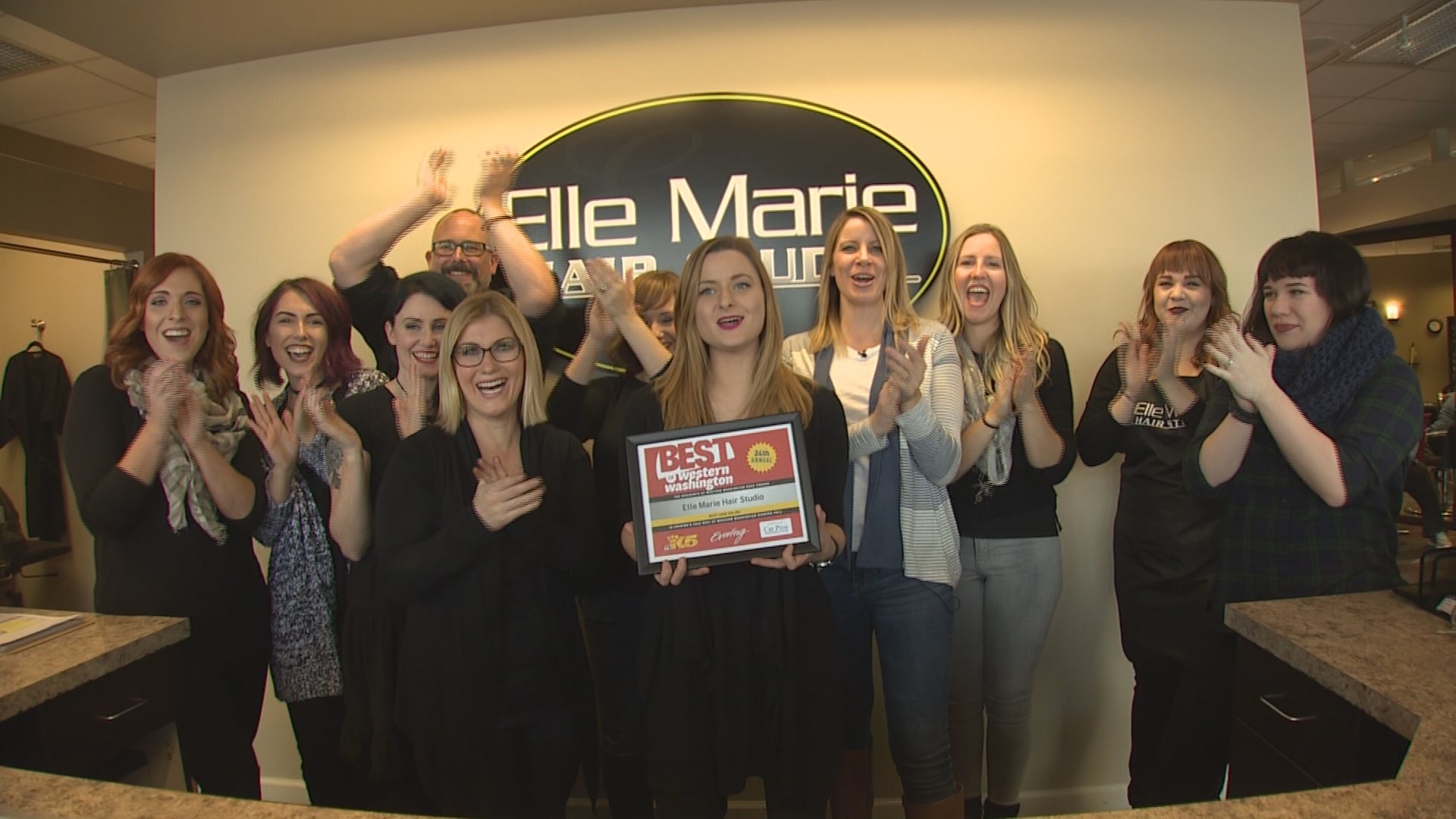 Voters say Elle Marie Hair Studio is best salon in Western WA | king5.com