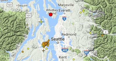 3.4 earthquake off Whidbey Island joins swarm of Kitsap County quakes ...