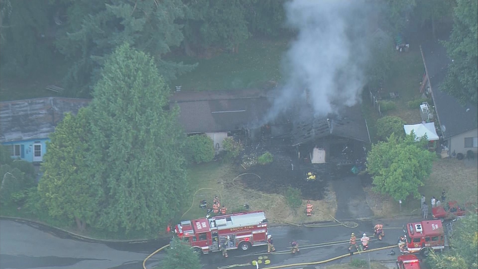 Federal Way woman safe after house fire | king5.com
